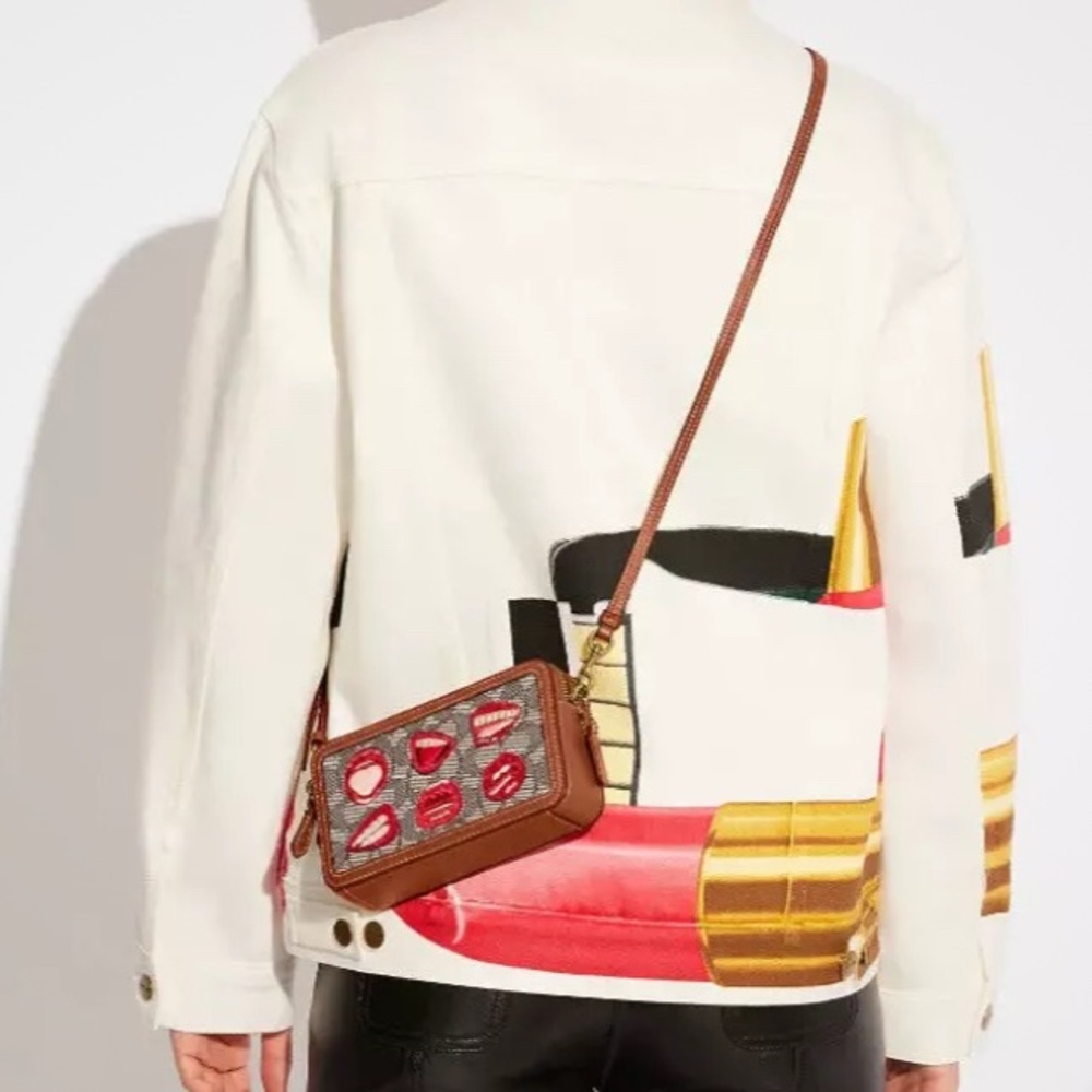 Coach X Tom Wesselmann Kira Crossbody In Signature Textile Jacquard NWT - Picture 6 of 6